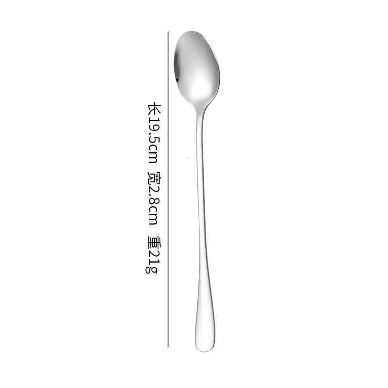 Tableware stainless steel, coffee spoon, metal set