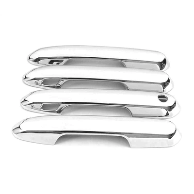 Suitable for 21-24 Toyota Highlander Door Handle Decorative Door Bowl Handle Anti-Scratch Modification Accessories (Other Automotive Exterior Supplies) - silver-plating