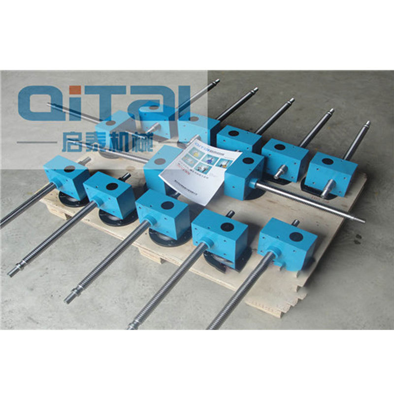 厂家生产SJA方箱螺旋丝杆升降机精度高结构紧凑自锁多台联动销售