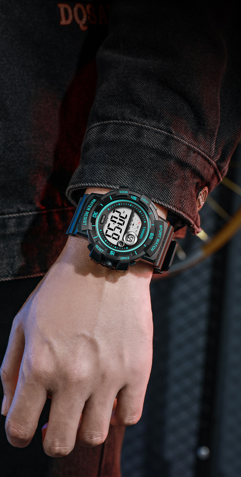 Coolbaoshi Watch Man Student Sport Vattentät Elektronisk Watch Luminous Herrklocka_voghion.com