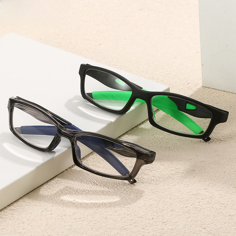 Commercio elettronico transfrontaliero occhiali presbiti sportivi con gamba in gomma flessibile per anziani montatura a tre colori occhiali presbiti con gamba a molla_voghion.com