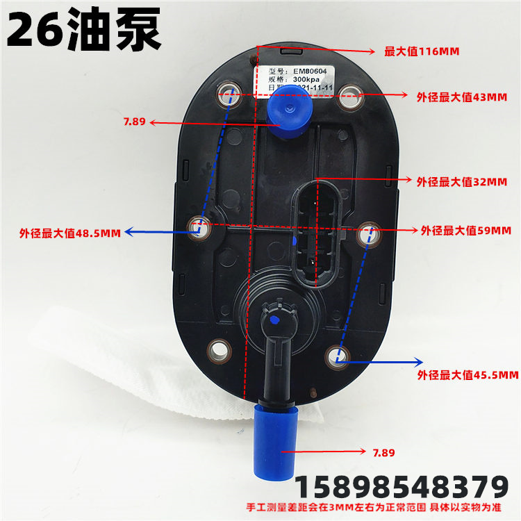 Suitable for Honda, Haojue, Suzuki, Yamaha, Lifan, Zongshen, Qianjiang electric-injection scooter gasoline pump fuel pump
