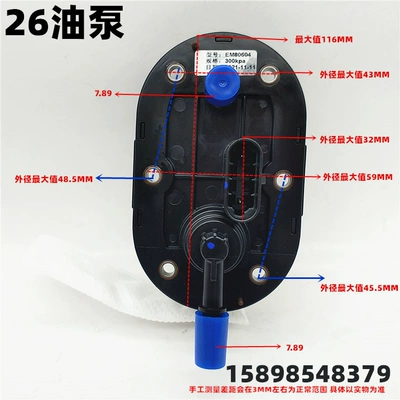Lifan, Zongshen, Qianjiang electric-injection Fuel tank - 26-oil-pump