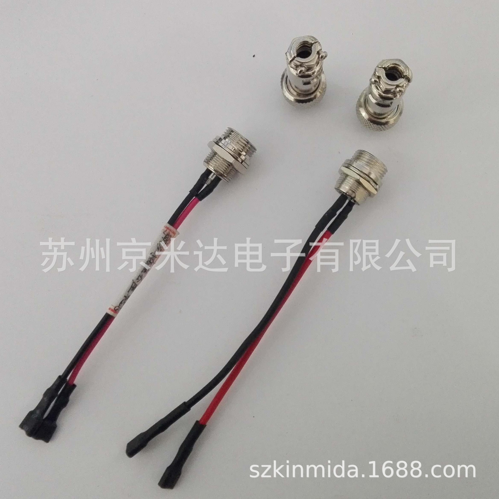 M12电源接头线电子线束加工 苏州电子线加工电子线束加工生产厂家