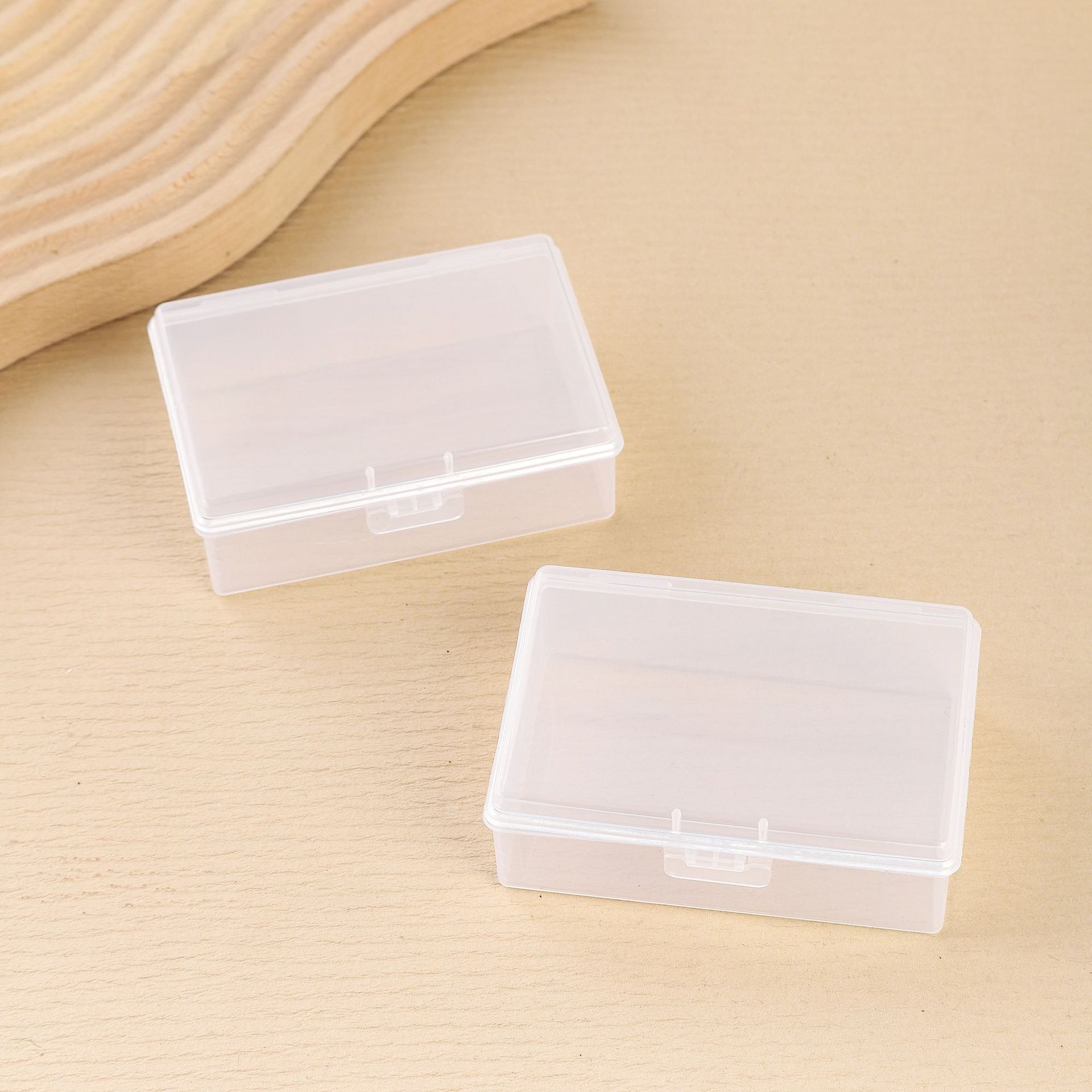 包装の小さい箱のプラスチックの箱の付属品の箱の透明なppのプラスチックの射出成形箱の名刺の銀行カードの身分証の収納箱