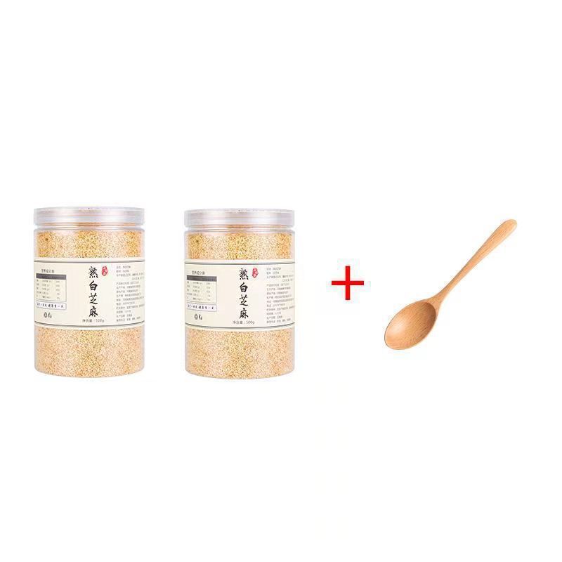 炒熟白芝麻黑芝麻即食免洗干净无添加家用厨房烘焙火锅烧烤调味|undefined