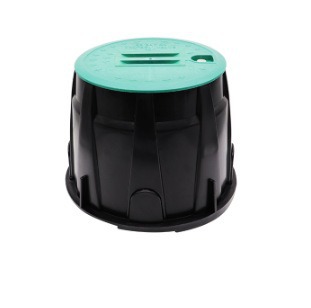 VB910 caja de válvula de jardín de plástico 10 pulgadas caja de válvula electromagnética caja de protección de válvula de jardín