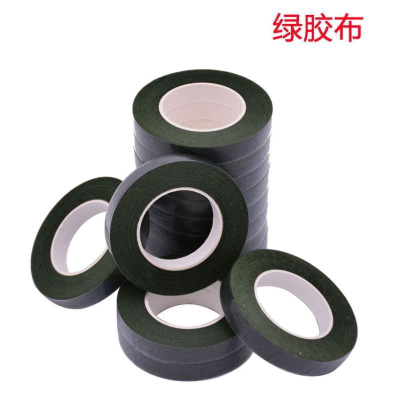 Cinta floral verde 5 rollos