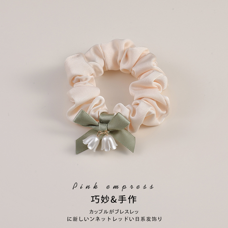 Encaje Encaje Encaje Encaje Encaje Rojo Mujer Red 2025 Nuevo Encaje Encaje Cuerda para la cabeza Cuerda para el cabello de alta elasticidad Tazo de banda de goma para el cabello