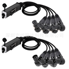 New Design Network Converter RJ45 CAT5 Female to 4 Channel
