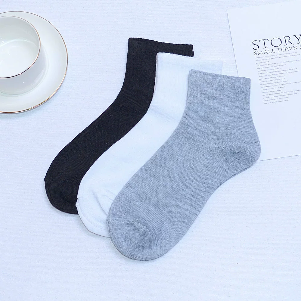 Demi-season sports men's socks, mid-length