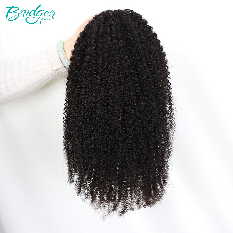 wig drawstring ponytail Drawstring Ponytail real hair straight ponytail_voghion.com