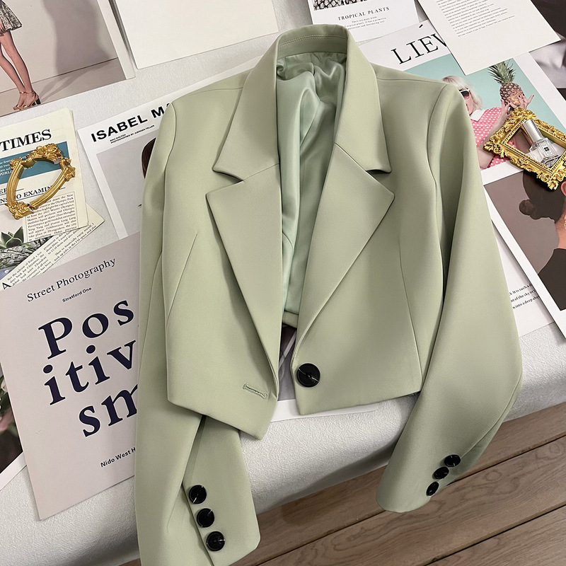 Short Blazer for Women 2026 Spring and Autum New Style Small High-End Design Versatile Cross-Border Suit Jacket