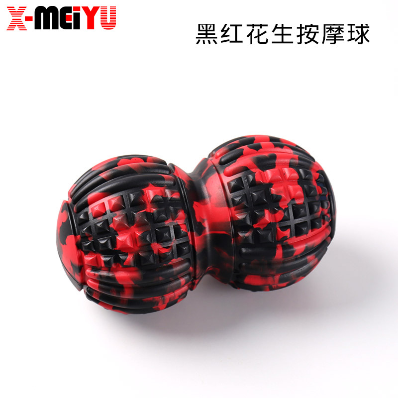 Black and red - peanut balls