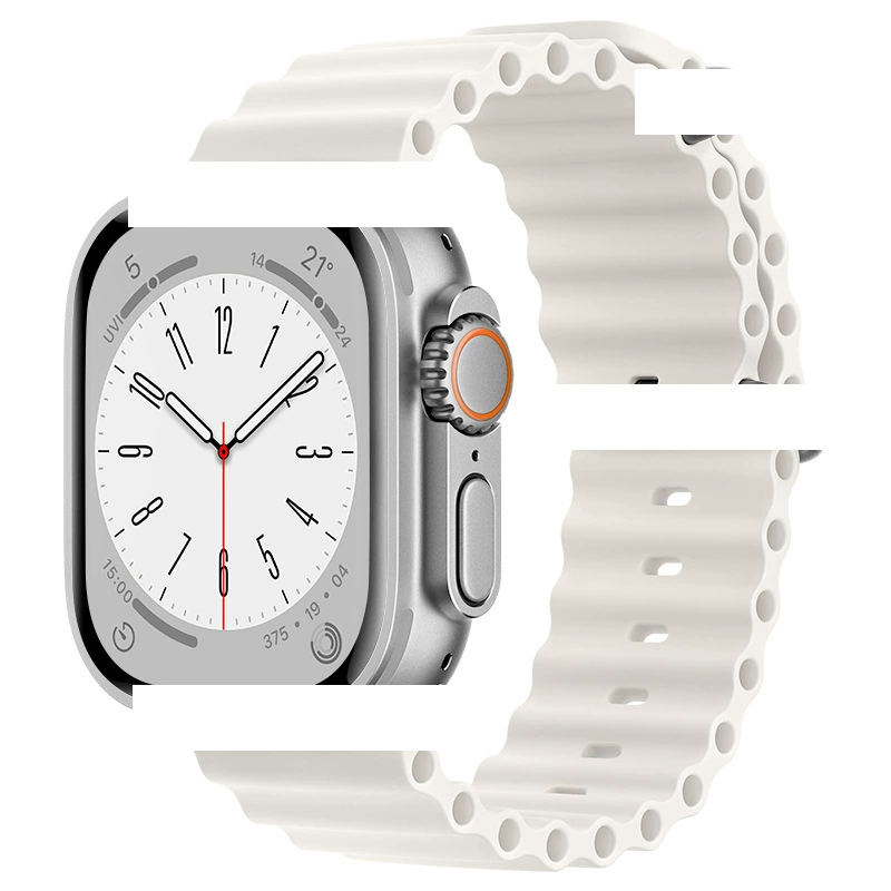 Подходит для Apple Ocean лента Official Sports Silicon Apple Watch10 лента Ultra2 Новый