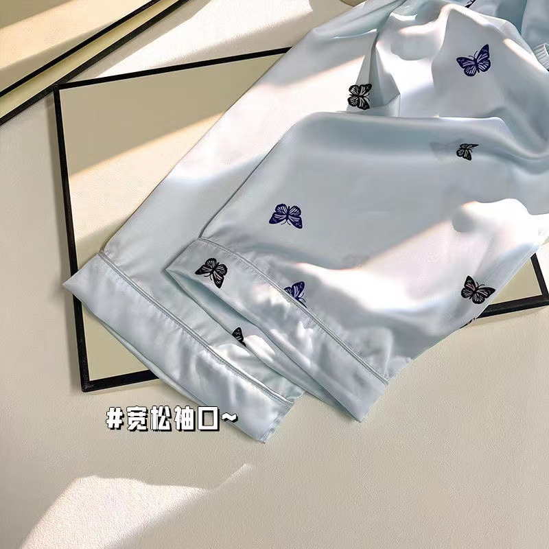 Demi-season silk pijama