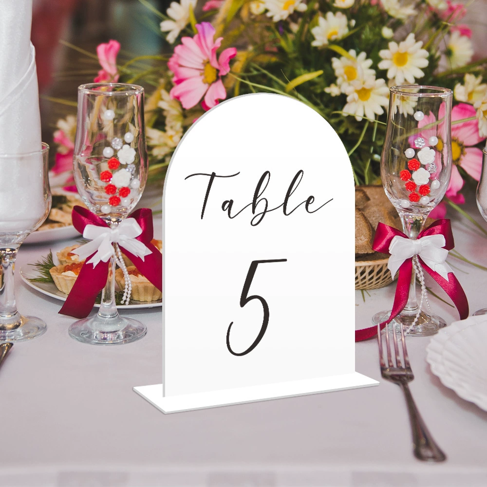 BT301-308 трехмерный прозрачный акриловый свадебный стол номерной знак стола сиденье стола золотой и серебряный зеркальный стол