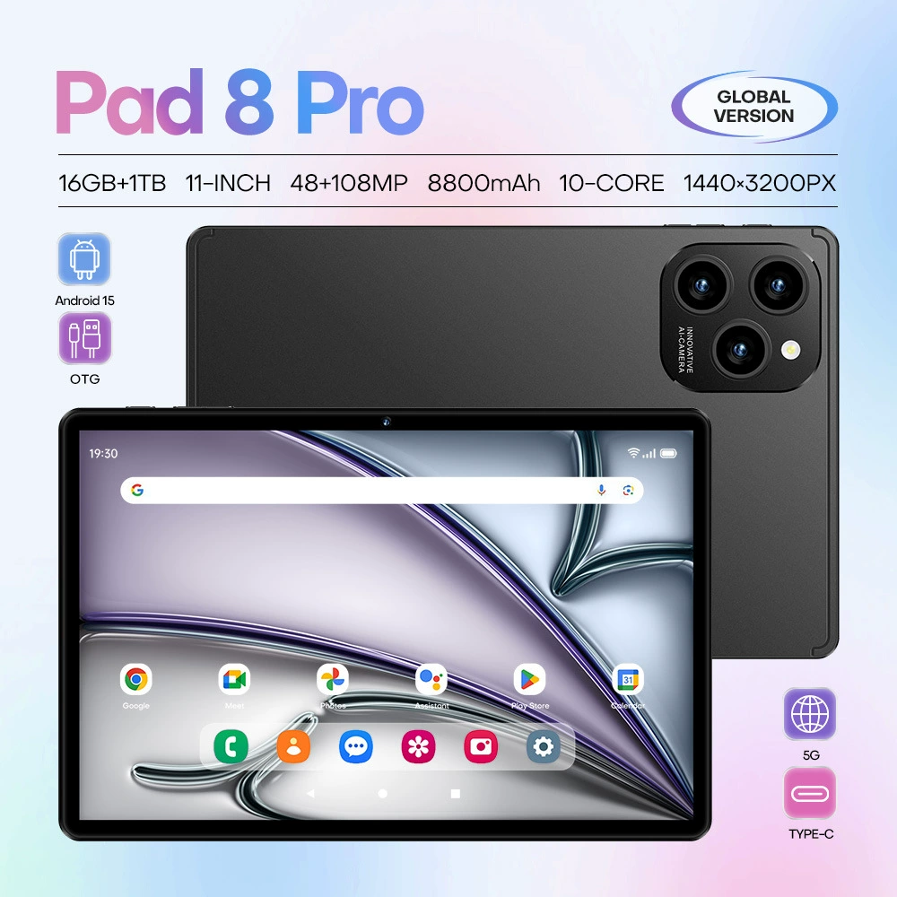 Новый товарный успех по границе Android планшет Pad 8 Pro 16+1Т памяти, прямая поставка от производителя