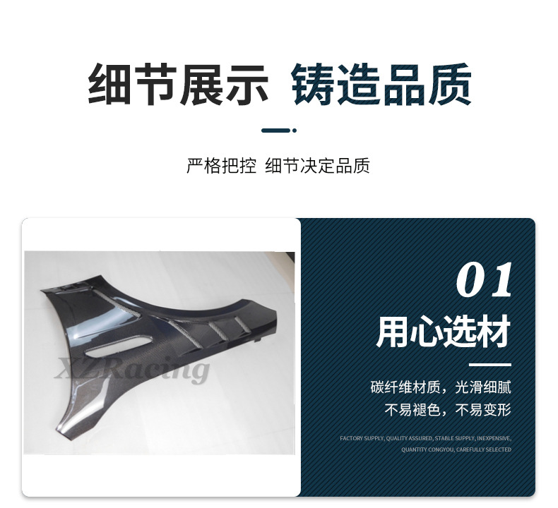 Suitable for Mercedes-Benz AMG GT40 50 63 carbon fiber modified fenders, available for dropshipping