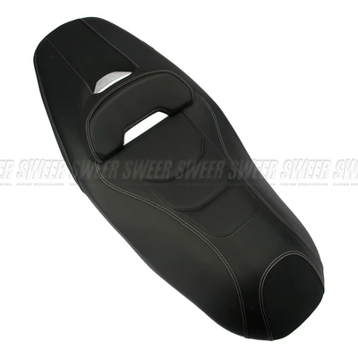 Suitable for 23-26 Models of Yamaha Xmax300 Scooters, Modified Seat Cushion, New Comfortable Seat Cover, Lowered Seat Cushion (Motorcycle cushion) - black-black