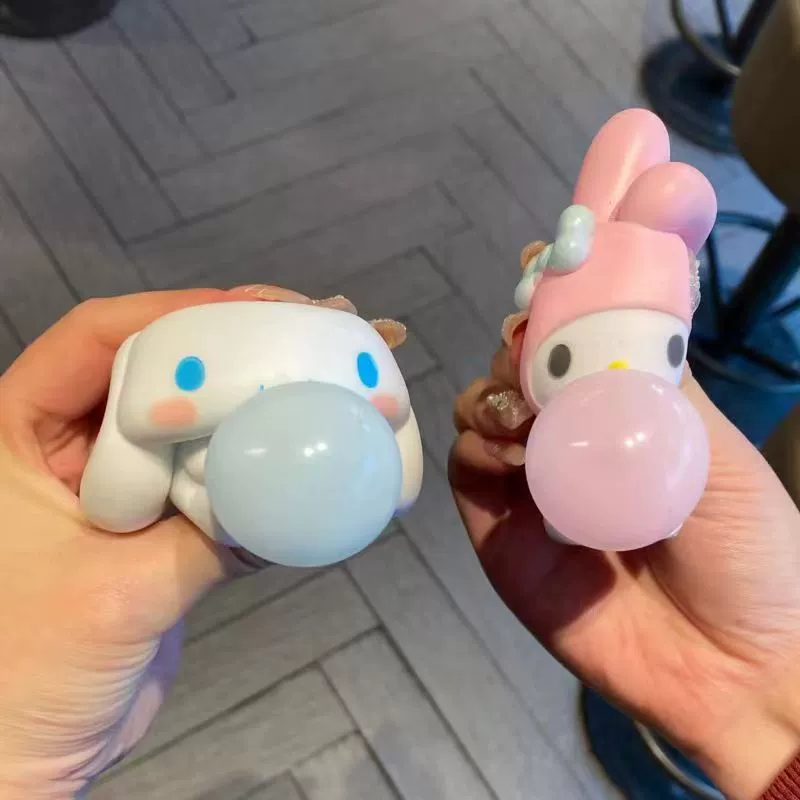 Игрушка для сжатия Sanrio Kuromi Melody Cinnamoroll — 6×5×6 см, антистресс для детей