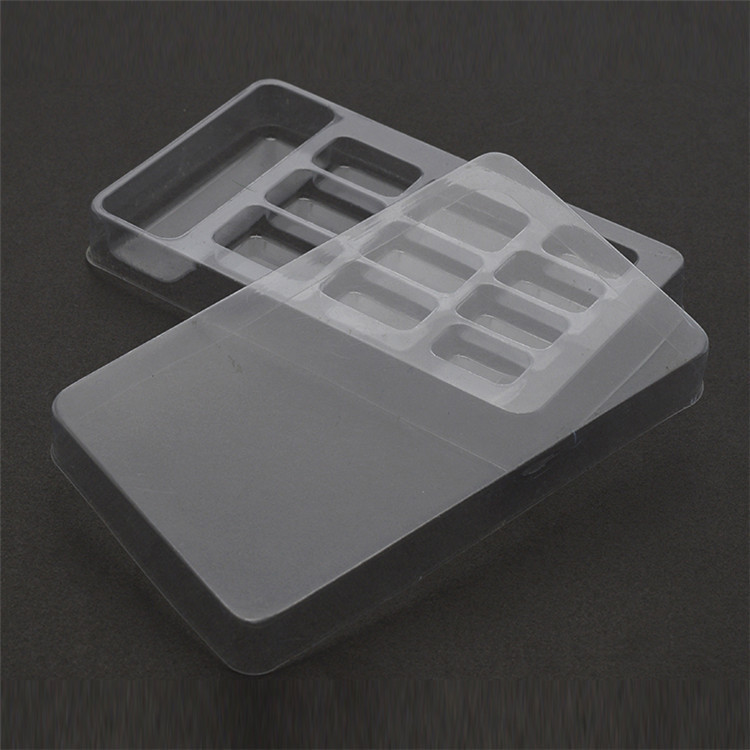 Customized Production of Transparent Wearable Nail Polish Plastic Box, Fake Nail Polish Blister Packaging, Nail Polish Blister Inner Tray Wholesale
