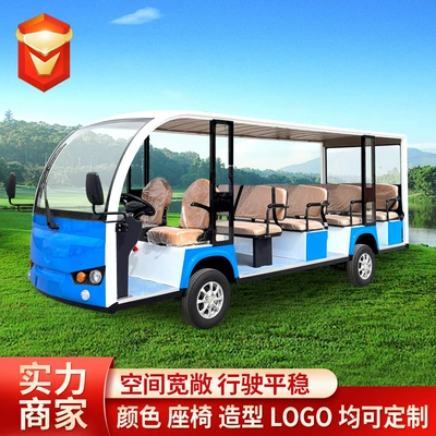 Elektrikli qolf avtomobilləri Attraction Sightseeing Vehicle, Hotel Campus