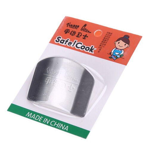 Multifunctional kitchen stainless steel finger guard anti-cutting hand guard for cutting vegetables finger prevention protector finger guard