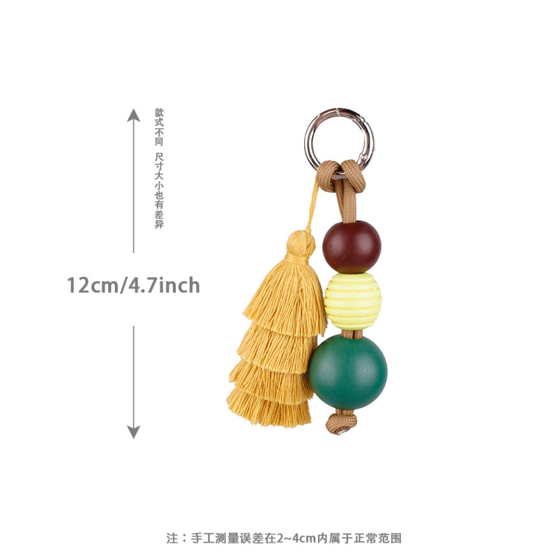 M's l 同じ韓国スタイルのニッチバッグペンダントかわいいボールドーパミンカラータッセルペンダント車のキーホルダー卸売|undefined