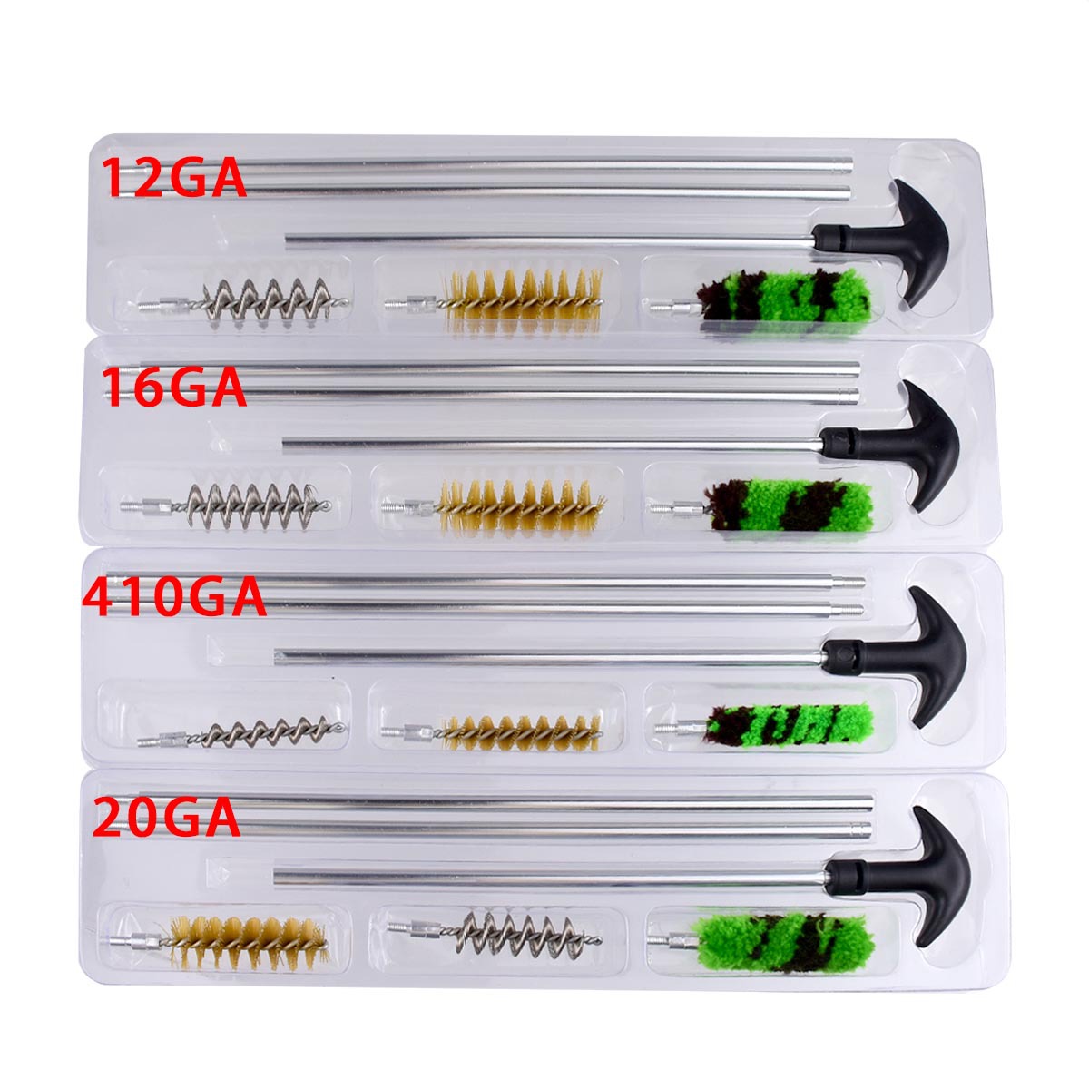 12ga/20ga/410ga枪管刷枪刷套装散弹清洁枪刷Gun Cleaning Kit
