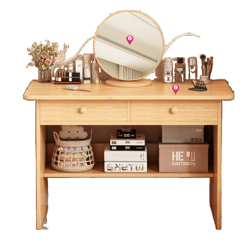 Mesa de maquillaje simple de alquiler de la casa mesa pequeña simple de la casa dormitorio de la niña escritorio escritorio de escritorio