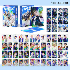 新しい 60 レーザーカードトータルチェーン STRAYKIDS グリーティングカード Stray Boy フォトカードメディアフィルムフラッシュカード LOMO カード