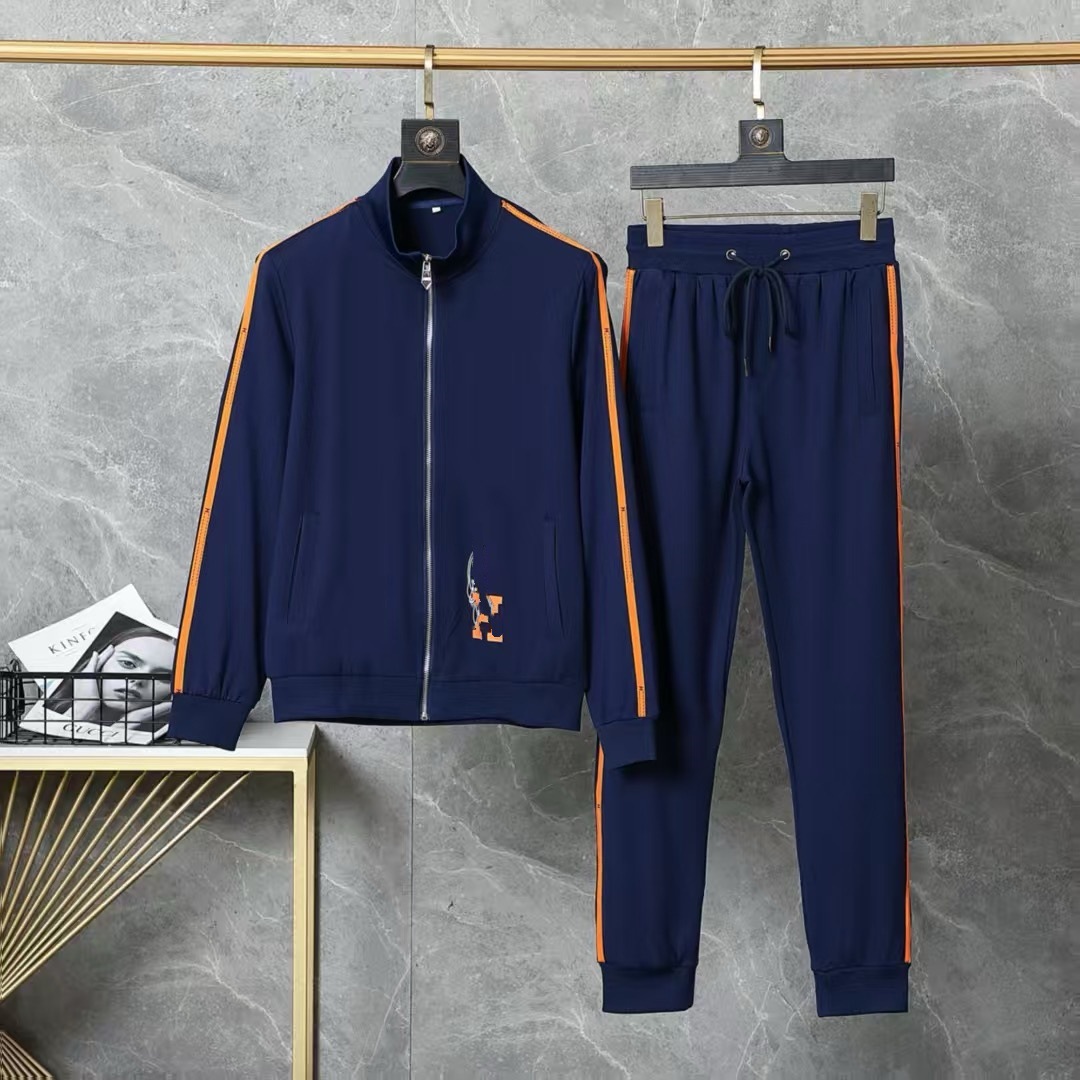 25 años de otoño y invierno de alta calidad nuevo estilo P casa marca de moda cardigan casual suéter deportivo conjunto de parejas