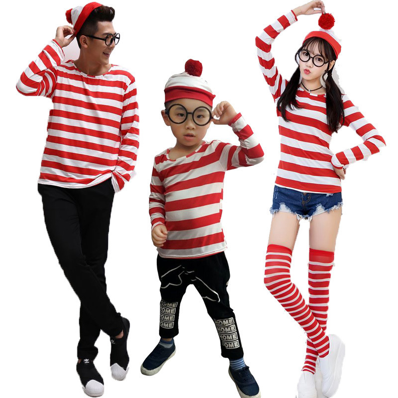 Export Wholesale Halloween Family Costumes Smart Wally Where'Swally Anime Cosplay Love