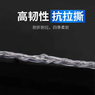Z7GN soft water pipe pvc thickened sunscreen tap water transparent watering flower 4 points 6 points 1 inch plastic tendon pipe