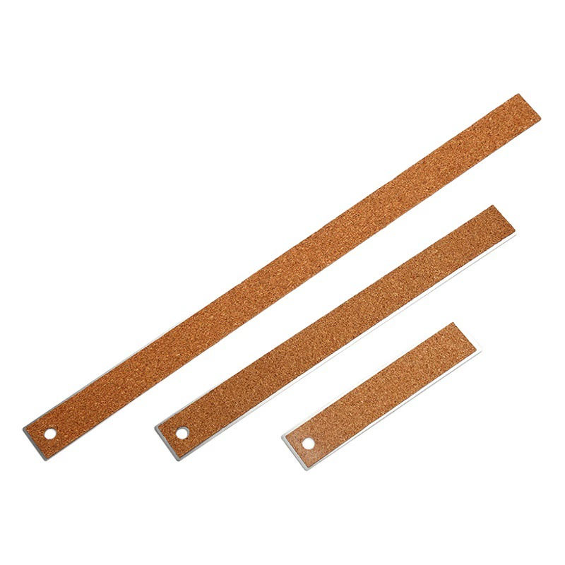 Промышленный класс стальная линейка из нержавеющей стали пробковой линейка 15/20/30cm нескользящая линейка из нержавеющей стали