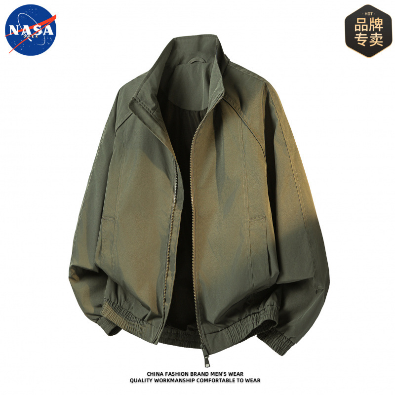 Men's high quality casual spring solid color universal jacket