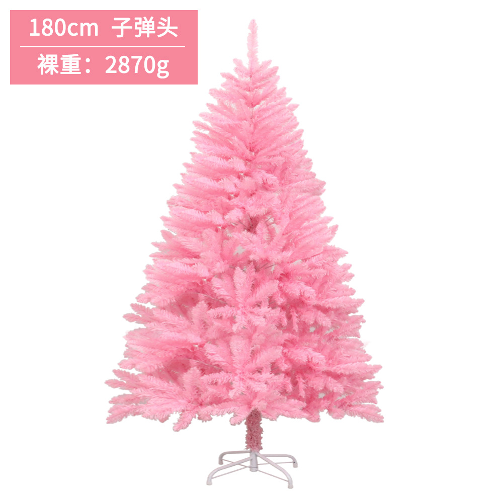 Flor de cerezo Rosa árbol de Navidad centro comercial ventana decoración de Navidad señaló cifrado de cabeza plana simulación de Navidad árbol decorativo