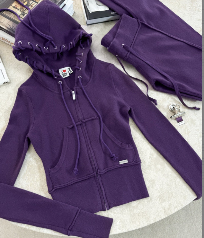 2024新品欧美服装跨境外贸亚马逊女装爆品开衫长袖长裤时尚套装|undefined