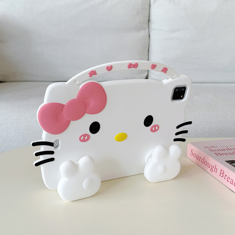 2018 New Cartoon Silicone Case iPad Protective Case 10.2inch Mini45 Tablet Anti-Fall 2019Air3