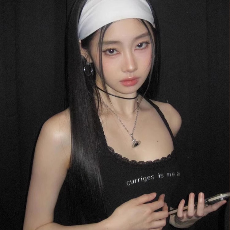Minji Kim Min-Ji Style Knitted Headband Versatile Fitness Hairband Simple Hairband Sports Elastic Headband for Women