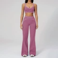 7028 bra + 7028-2 wide-leg pants—fig purple
