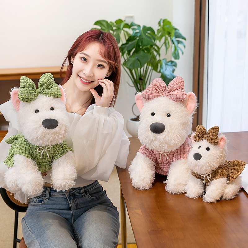 クロスボーダーぬいぐるみ犬かわいい小香風西高地おもちゃ犬ぬいぐるみ子供人形抱き枕|undefined