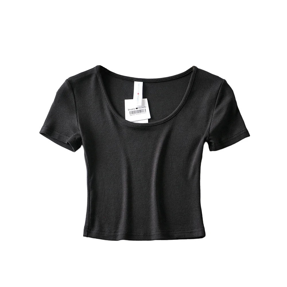 round neck short-sleeved T-shirt  NSAC28192