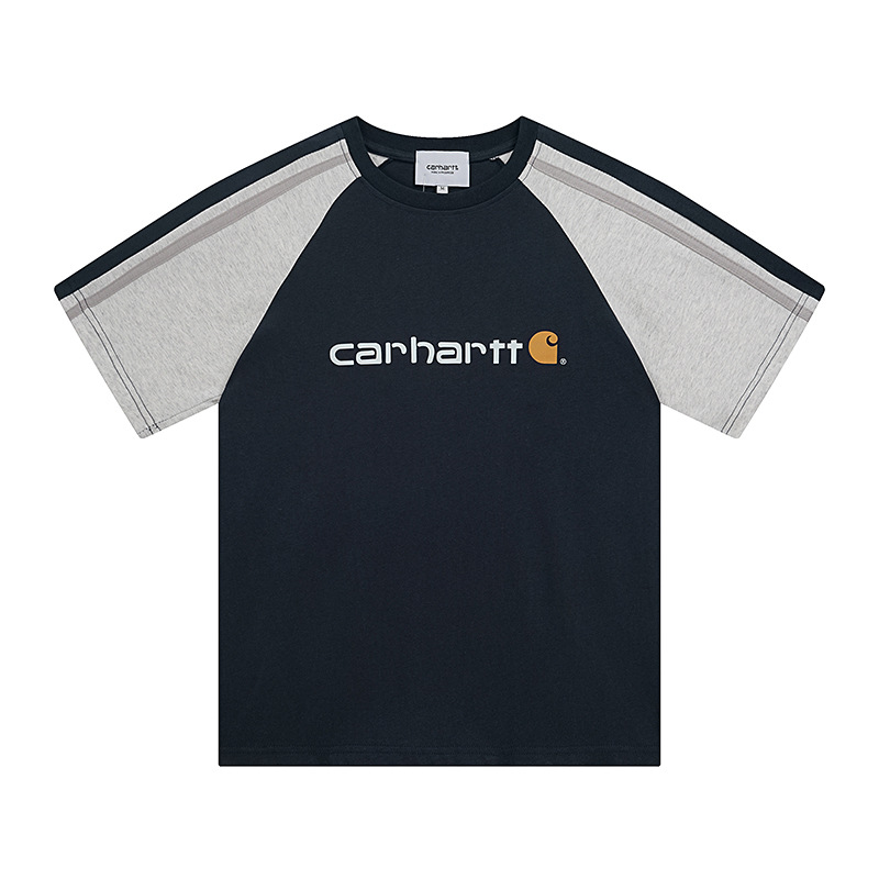 Spliced ​​blue [loose version domestic version high quality 240g double yarn washed]