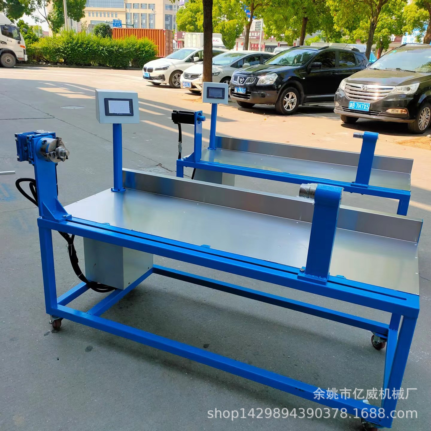 厂家批发一体机变压器半自动扎线机半自动弹簧绕线机卧式绕线扎线