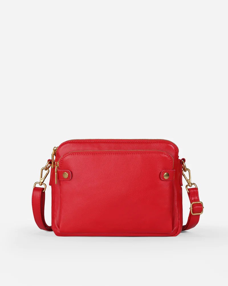 Women's Leather Crossbody Bag, Fashionable Shoulder Handbag_voghion.com