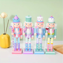 新款糖果系列25CM胡桃夹子士兵胡桃人 圣诞节新年party用品装饰品