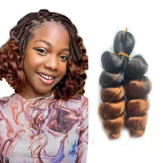 African Crochet Hair Wig Braid Chemical Fiber Smooth 10inSilky French Italian curl Braid