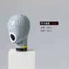 Light gray drying head mold (comes with wig strap + hair dryer strap)